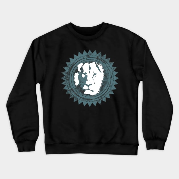 lion Crewneck Sweatshirt by Periartwork